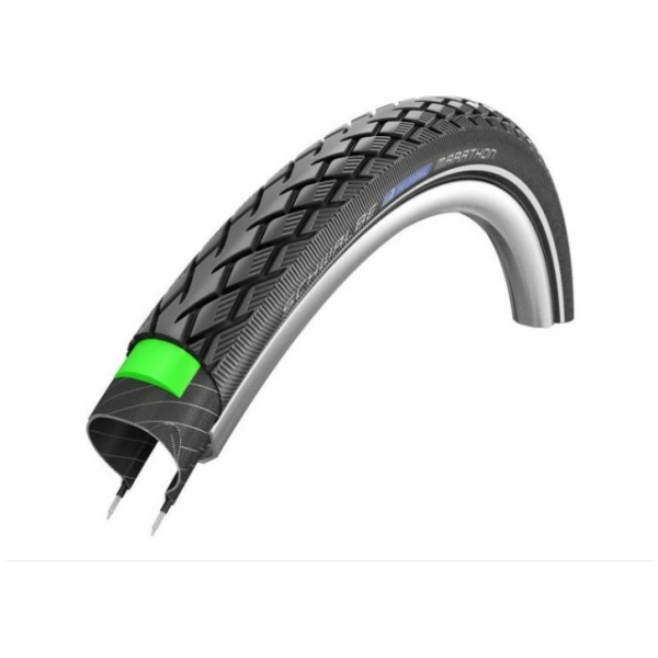 Schwalbe Buitenband Marathon GreenGuard 28x1 3/8" / Zwart - Afbeelding 3