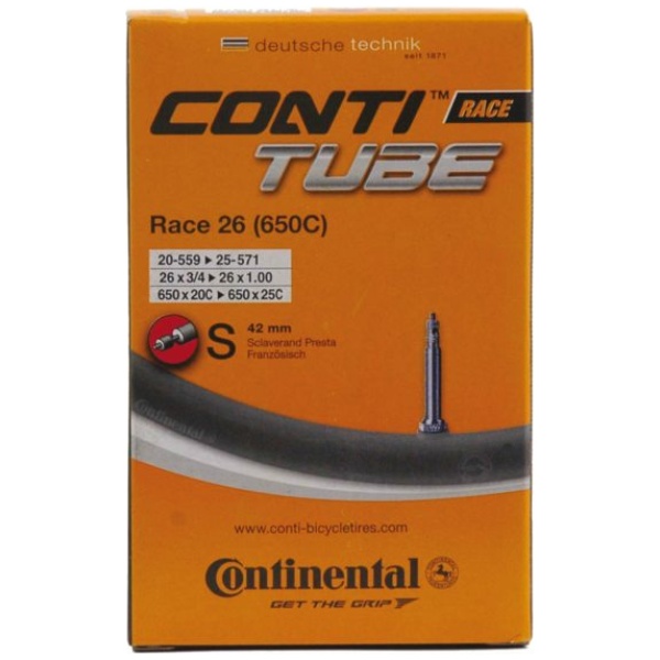 Continental Binnenband 26/27.5" Race - 20-571 -> 25-599 -fv 42mm Zwart
