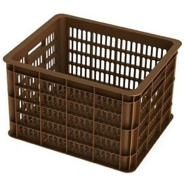 Basil Transportkrat Kunststof 33L - Bruin Saddle Brown