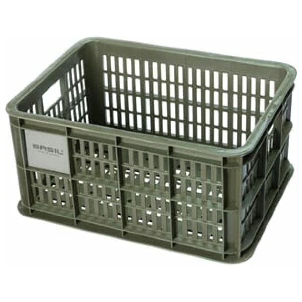 Basil Fietskrat Maat S 17.5L MIK - Moss Groen Moss Green