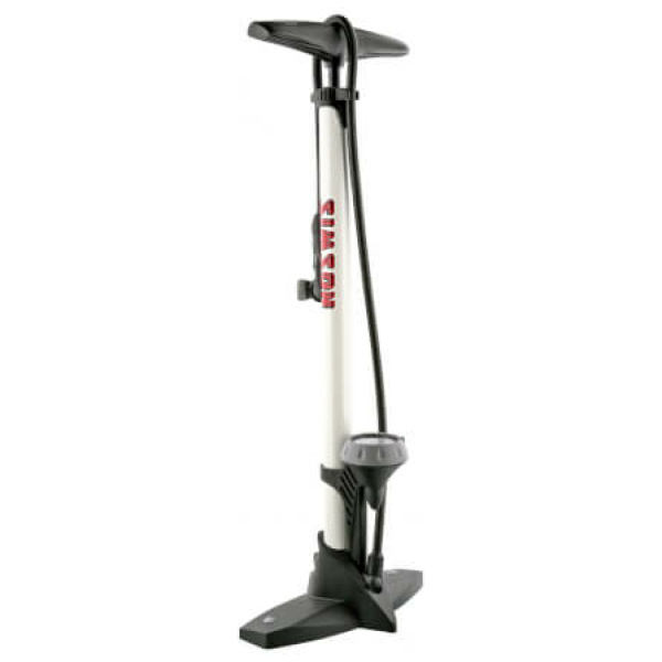 Simson POMP HOGEDRUK STAAL MET MANOMETER 020601 Zilver|Zwart