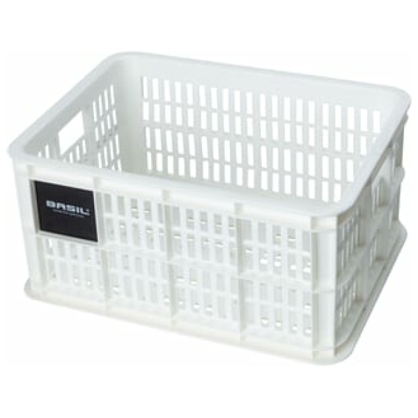 Basil Fietskrat 17.5L MIK - Bright Wit Bright White