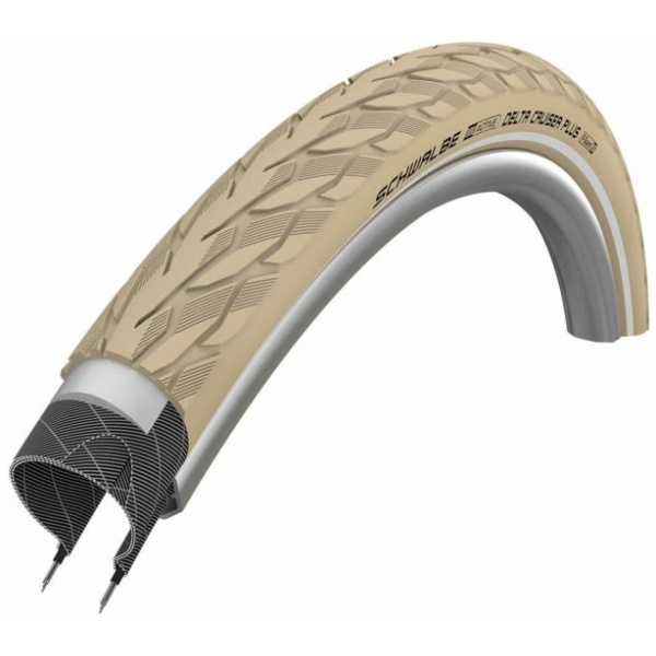 Schwalbe Delta Cruiser Plus Buitenband 28x1 3/8 Creme