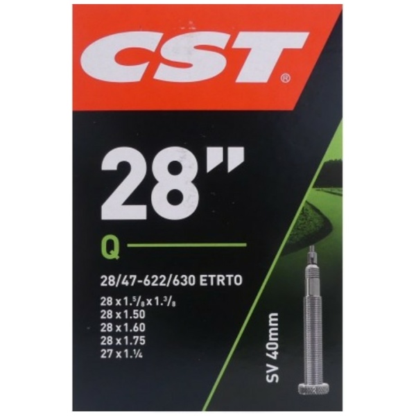 Cheng Shin Tyre Binnenband CST FRV40mm - 28 x 1.10-1.75" - 28-47-622 mm Zwart