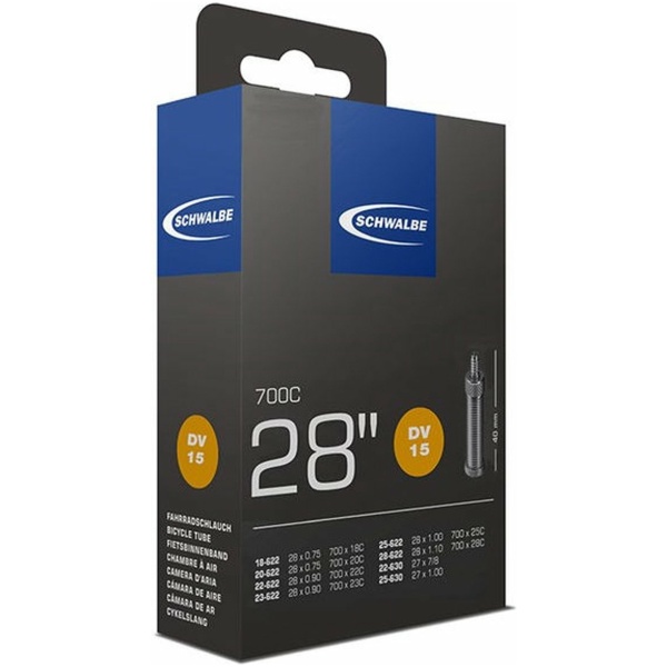 Schwalbe BINNENBAND 28 DV15 HOLLAND VENTIEL 40MM Zwart - Afbeelding 3