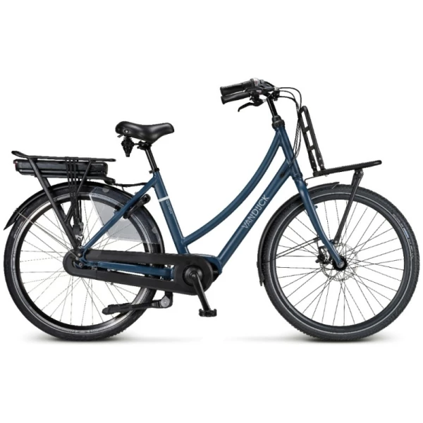 Vandijck Aphrodite BAFANG 250 Watt MM36V 15.6Ah 562 Wh Mat Blauw Dames 2023
