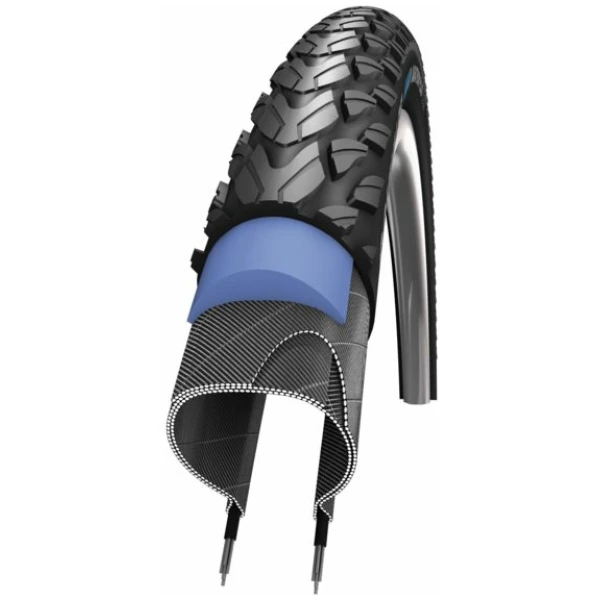 Schwalbe Buitenband 26x1 5/8 Marathon Plus SmartGuard Zwart - Afbeelding 3