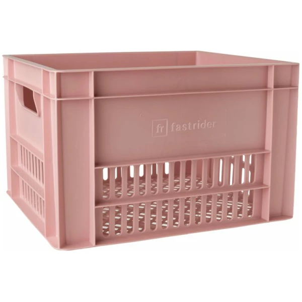 Fastrider Cordo Fietskrat 43 x 35 x 27cm - Oud Roze