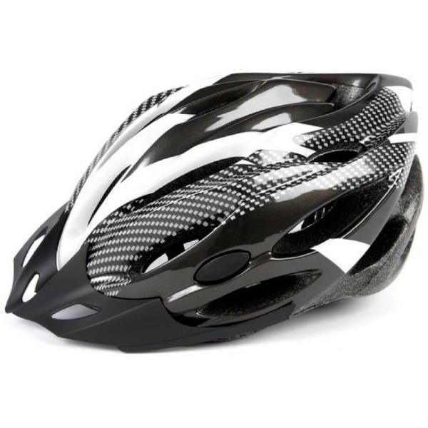Mirage helm Allround 54-58 zwart zilver