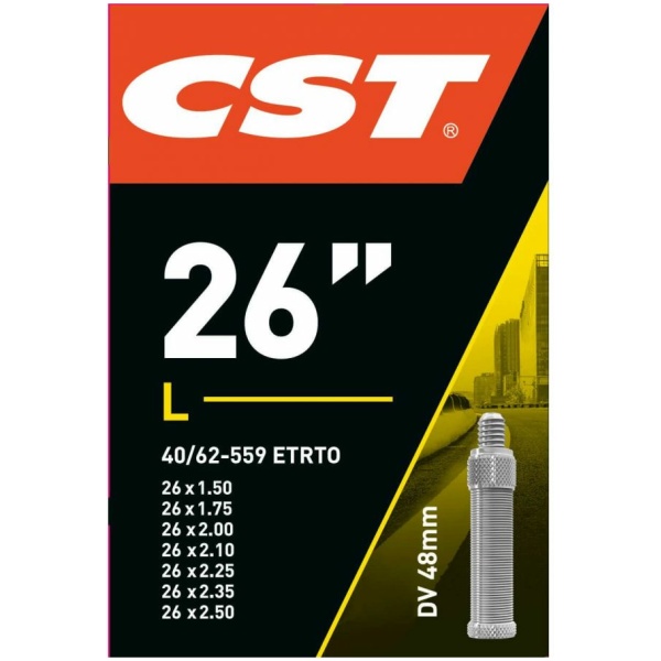 Cst Binnenband 26-150/175/190/250 40-62/559 HV 48mm 071303 Zwart