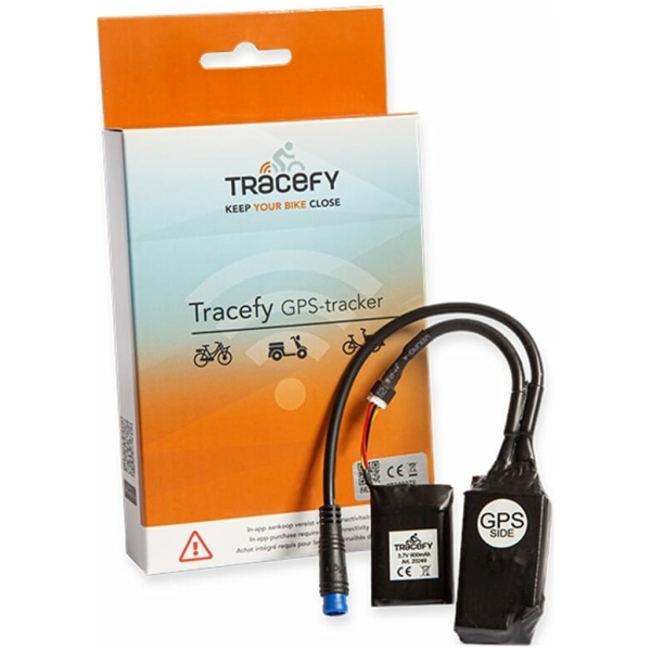 Tracefy GPS tracker Zwart
