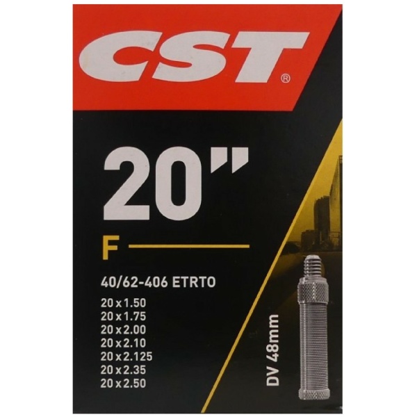 Cheng Shin Tyre Cst Binnenband 20x1.75/2.125 Hollandsventiel 48mm Zwart