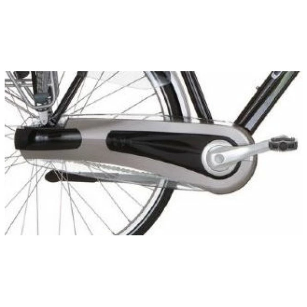 Gazelle Kettingkast mildly geometric 646 Royal silver 396 Zilver|Zwart