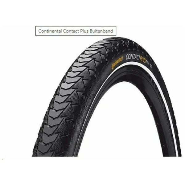 Continental eContact Plus Buitenband 20 x 2.20" (55-406) Zwart Black/black - RX