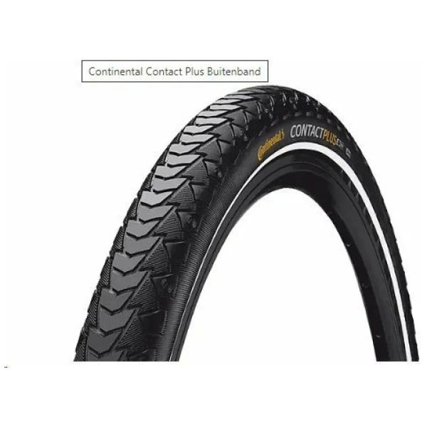 Continental eContact Plus Buitenband 20 x 2.20" (55-406) Zwart Black/black - RX