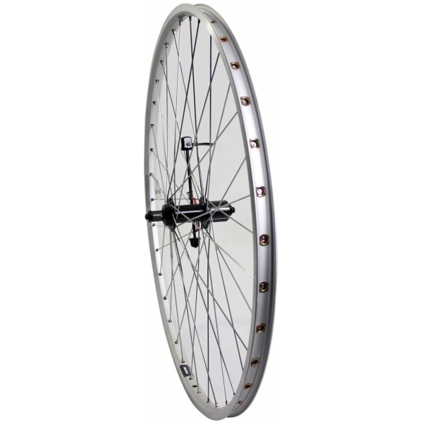 Merkloos Achterwiel 28 Zac19 cassette 7v rvs spaken