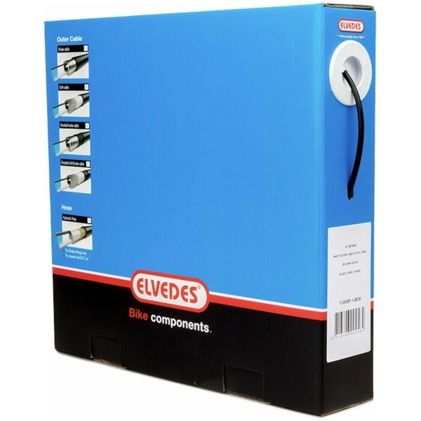 Elvedes Rem buitenkabel met voering per meter / Ø5,0mm - Zwart - Afbeelding 2