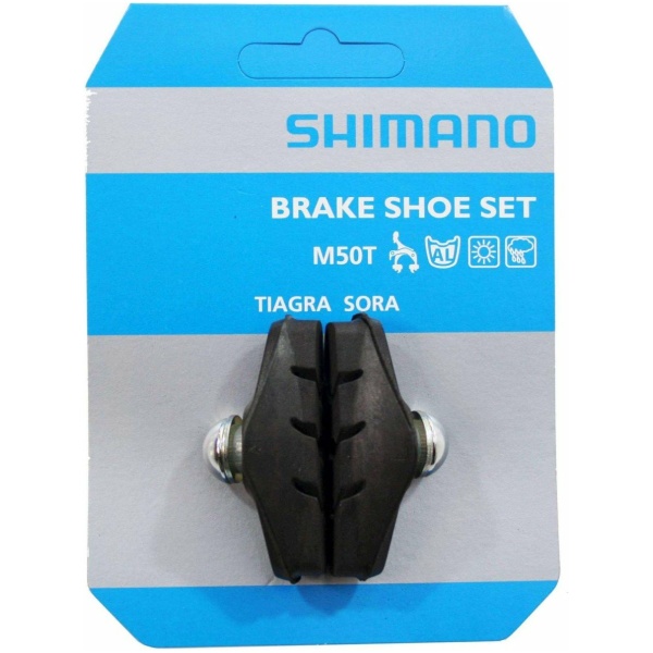 Shimano Remblokken M50t V-brake 50 X 12 Mm 2 Stuks Zwart