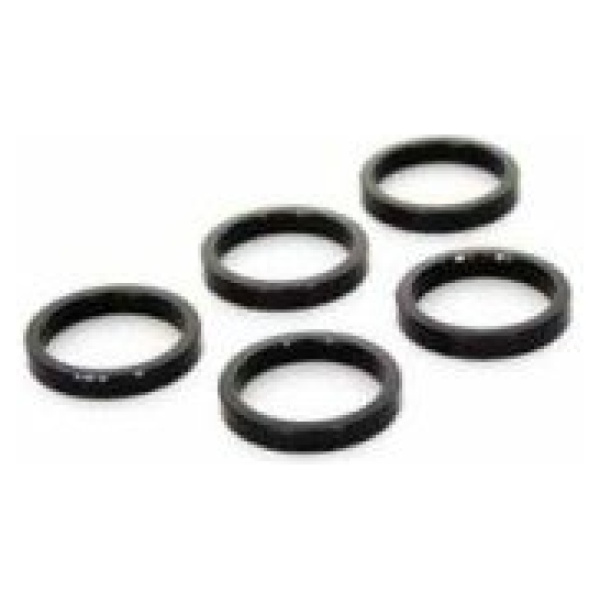 Merkloos Spacer 1 Inch 5mm Zwart (5)