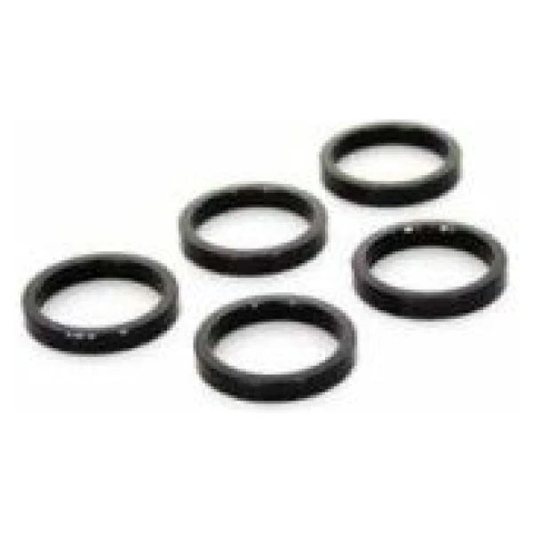 Merkloos Spacer 1 Inch 5mm Zwart (5)