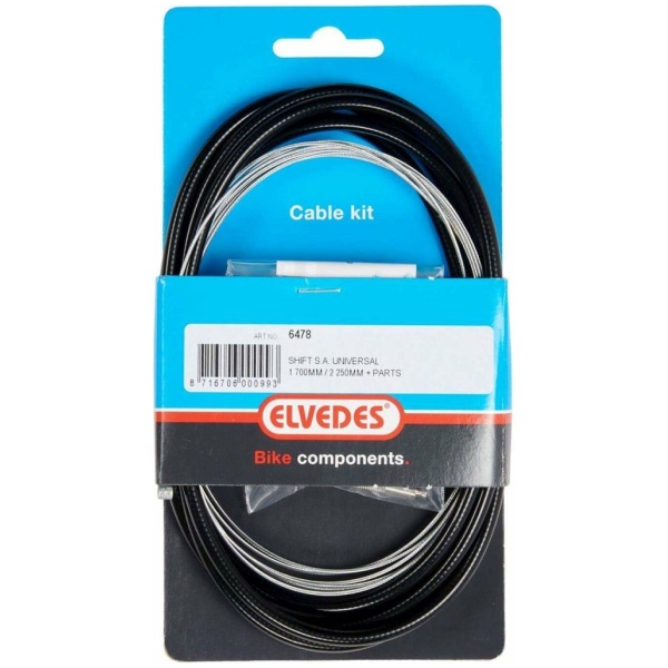 Elvedes versnelling compleet SA Gazelle (per stuk) Zwart - Afbeelding 2
