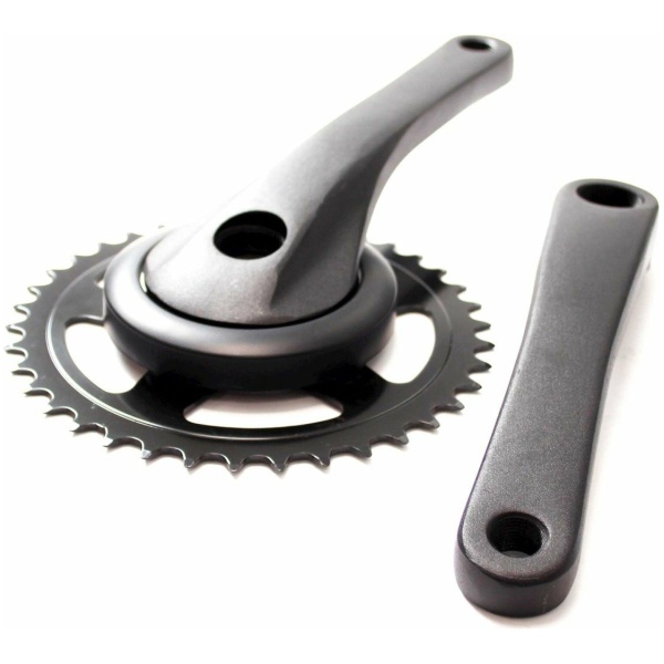Cortina Crankstel 38 Tands 3/32 170mm - Zwart Mat Zwart