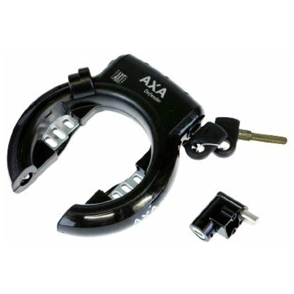 Gazelle Axa Solid Plus Ringslot + Accu Slot Bafang - Zwart