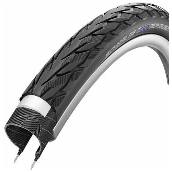 Schwalbe Buitenband Delta Cruiser Plus Active Band 28 x 1 1/2 Reflectie Zwart