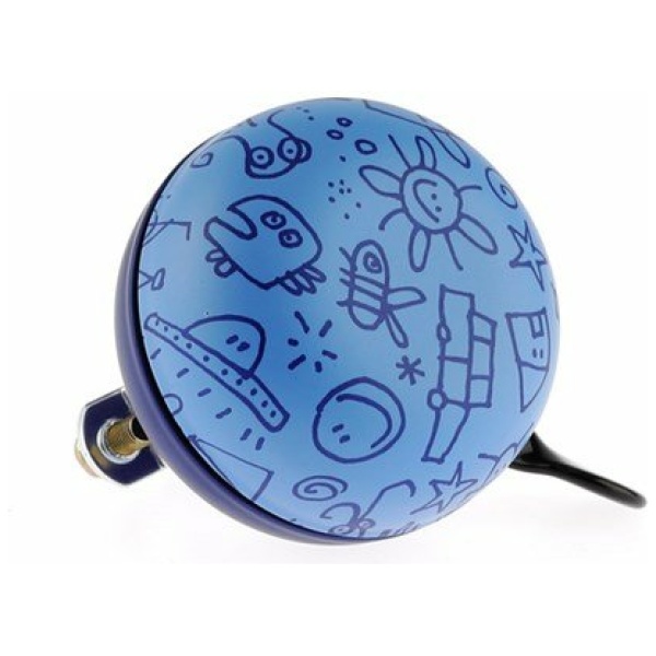 Niet Verkeerd NV bel Ding Dong 60mm upside down bl Mat Blauw
