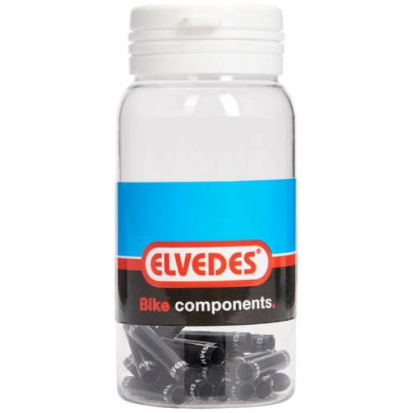 Elvedes Verlengnippels 4,3mm Aluminium Zwart