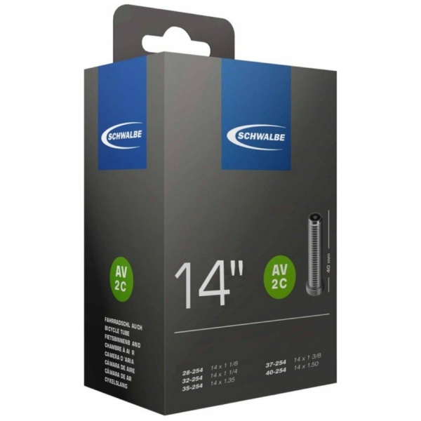 Schwalbe bnb AV2A 14 x 1.75 - 2.35 av 40mm Zwart