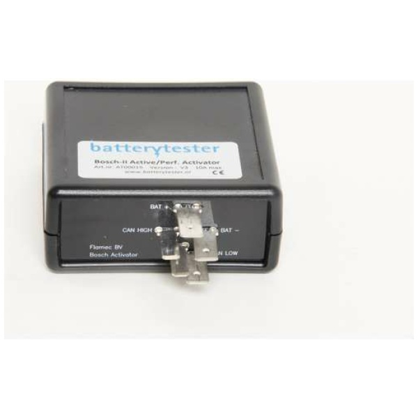 Batterytester adapter Bosch Active & Performance Zwart