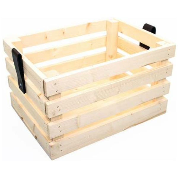 Woodybox Houten Fietskrat - Bruin Vuren