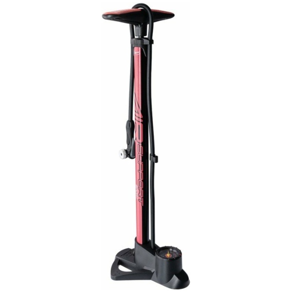 Contec Hogedrukpomp Air Support Sport 11bar / 160psi, voor alle ventielen, staal Schwarz / Neored