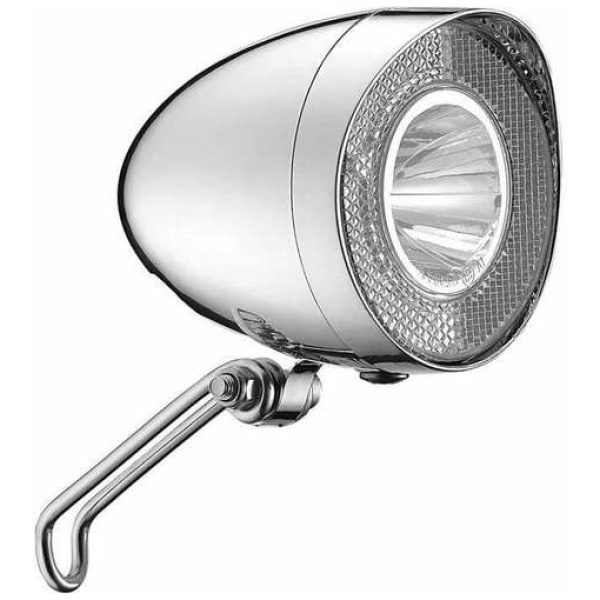 Union koplamp Retro led dynamo chroom