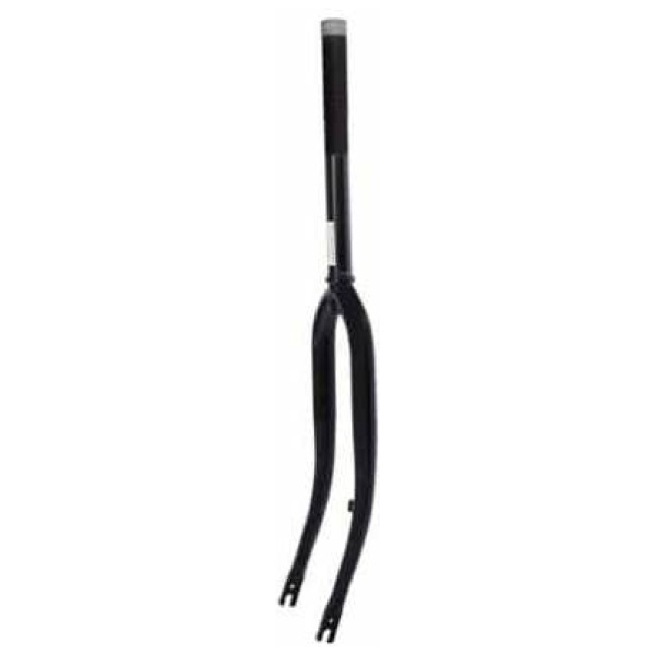 Merkloos Voorvork 28 Inch Transport 1 Inch Mat Zwart