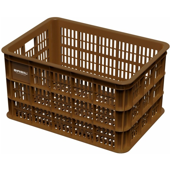 Basil Transportkrat Kunststof 50L - Bruin Saddle Brown