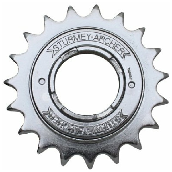 Sa Freewheel 1/2-1/8 19T Zilver - Afbeelding 2