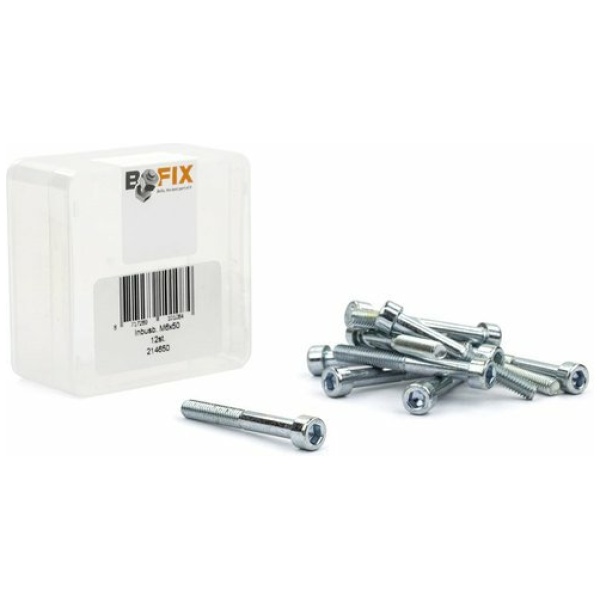 Bofix Inbusbout M6x50 Zilver - Afbeelding 3