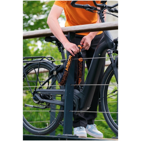 Thor Armor Orange Armor - Thor - Kettingslot - Fietslot - ART2 - 120cm - Zwart/Oranje