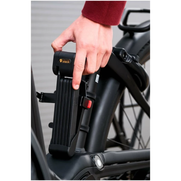 Armor Orange - Hela - Vouwslot - Fietsslot - ART 2 - 100 cm - Zwart/Oranje