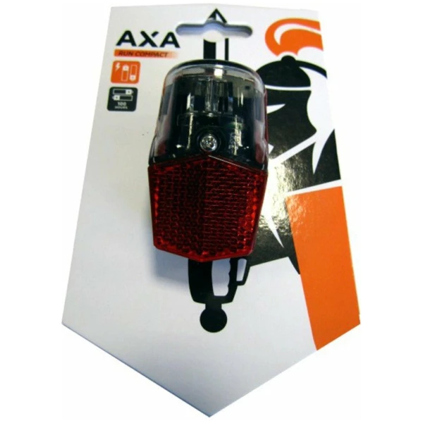 Axa achterlicht Run Compact batterij spatbord Zwart - Afbeelding 2