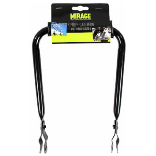 Mirage Rugleuning 13cm - Zwart