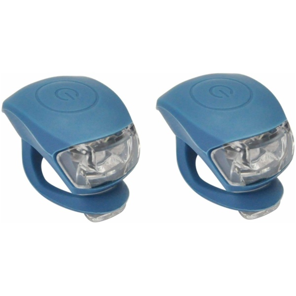 Urban Proof Siliconen LED Fietslampjes set Jeans UP Blauw
