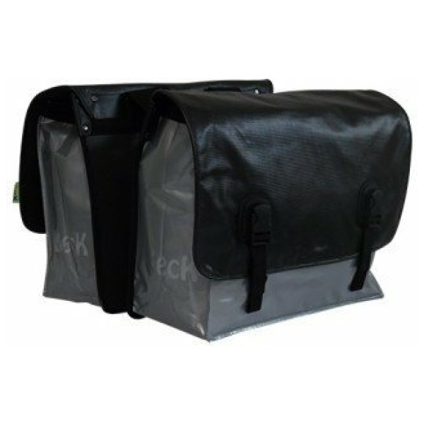 Beck Dubbele Fietstas Classic 46L - Grijs/Zwart