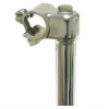 Kruitbosch Stuurpen 22,2MM 40 cm chroom ZILVER