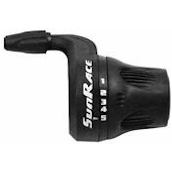 Sunrace Draaigreep 5V Rechts TSM2S R5 Zwart