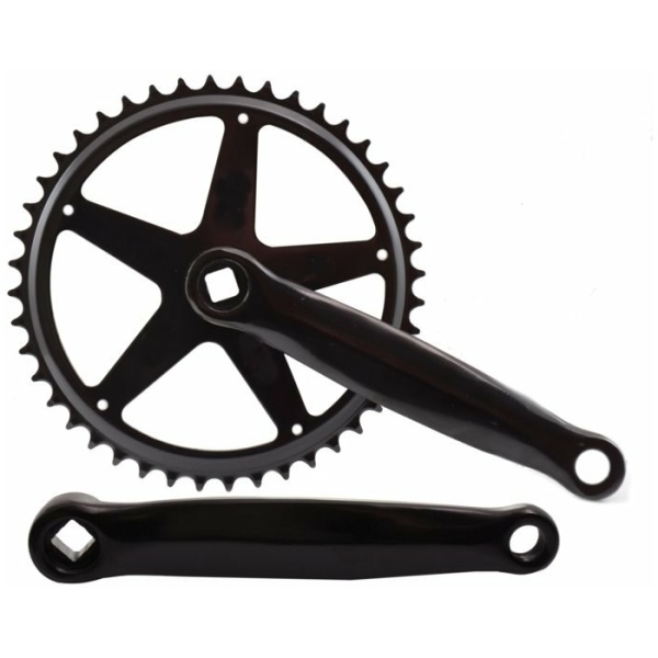 Vinty Crankstel Spieloos 42 Tands Crank Lengte 170mm Black