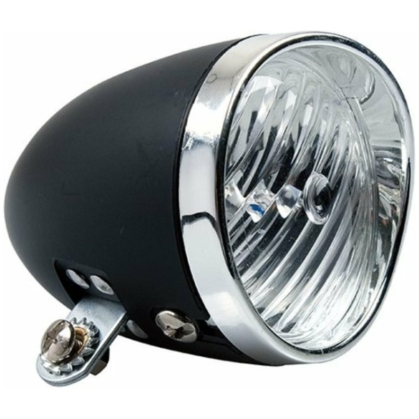 Simson koplamp LED classic incl.batt. 020751 Zwart