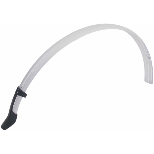 Gazelle Spatscherm achter 28 inch silver wafel Zilver